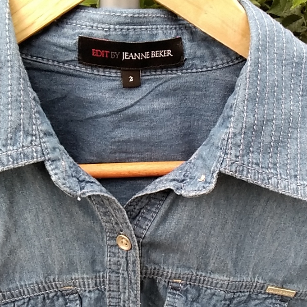 EDIT by Jeanne Beker Denim Shirt